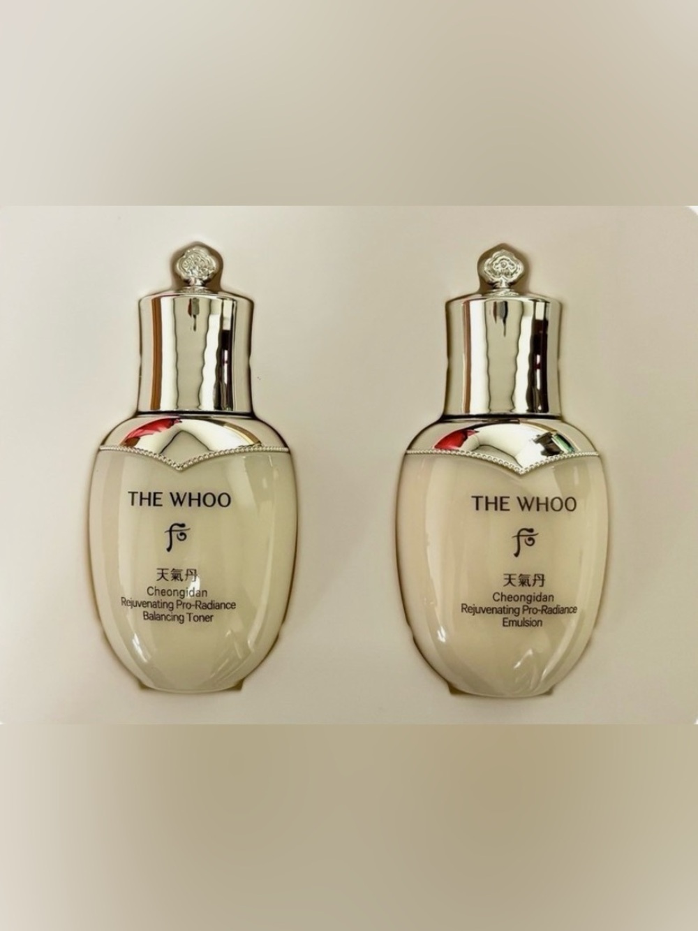 The Whoo Cheongidan Rejuvenating Pro-Radiance Set (Balancer 25ml+Emulsion 25ml)